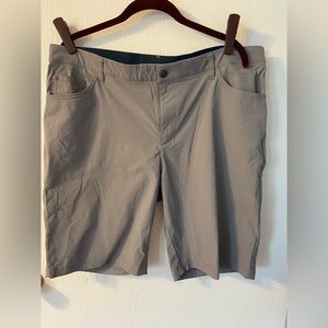 Men’s adidas Golf short, light gray, 36 W, 10in inseam.